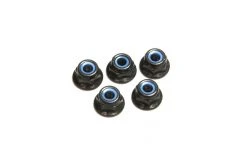1-N4056FN | Kyosho M4x5.6mm Flanged Nylon Wheel Nuts 5Pcs