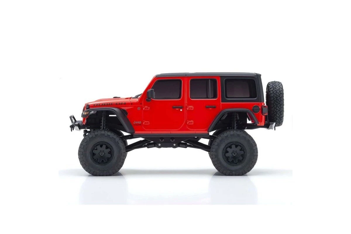 32521R | Kyosho Mini-Z Jeep Wrangler Unlimited Rubicon 4x4 Electric RTR RC Rock Crawler - Firecracker Red 5 32521R | Kyosho Mini-Z Jeep Wrangler Unlimited Rubicon 4x4 Electric RTR RC Rock Crawler - Firecracker Red - Image 3