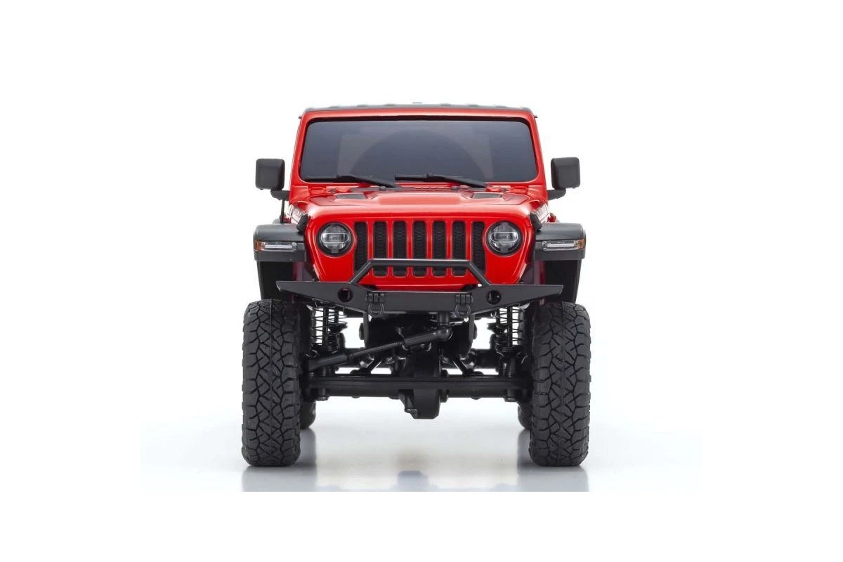 32521R | Kyosho Mini-Z Jeep Wrangler Unlimited Rubicon 4x4 Electric RTR RC Rock Crawler - Firecracker Red 7 32521R | Kyosho Mini-Z Jeep Wrangler Unlimited Rubicon 4x4 Electric RTR RC Rock Crawler - Firecracker Red - Image 5