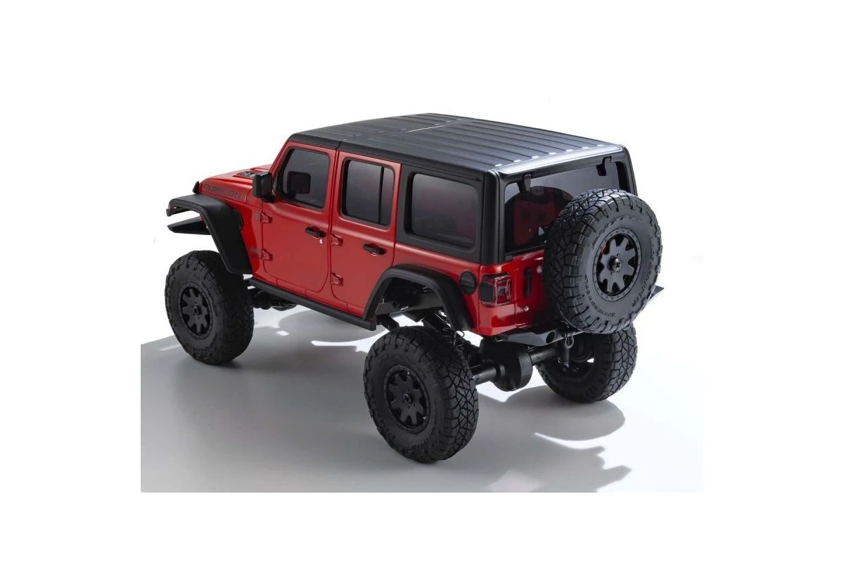 32521R | Kyosho Mini-Z Jeep Wrangler Unlimited Rubicon 4x4 Electric RTR RC Rock Crawler - Firecracker Red 9 32521R | Kyosho Mini-Z Jeep Wrangler Unlimited Rubicon 4x4 Electric RTR RC Rock Crawler - Firecracker Red - Image 7