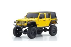 32521Y | Kyosho Mini-Z Jeep Wrangler Unlimited Rubicon 4x4 Electric RTR RC Rock Crawler - Hellayella