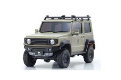 32525K | Kyosho Mini-Z Suzuki Jimny Sierra APIO Jimny TS4 4x4 Electric RTR RC Rock Crawler - Khaki