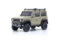32525K | Kyosho Mini-Z Suzuki Jimny Sierra APIO Jimny TS4 4x4 Electric RTR RC Rock Crawler - Khaki -Kyosho Shop KYO 32525K 02 1200x800 1