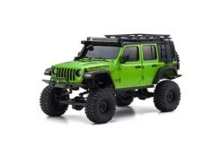 32528GR | Kyosho Mini-Z Jeep Wrangler Unlimited Rubicon 4x4 Electric RTR RC Rock Crawler - Green