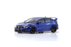 32613BL | Kyosho Mini-Z Honda Civic FK8 Type-R AWD Electric RC Drift Car - Blue Metallic
