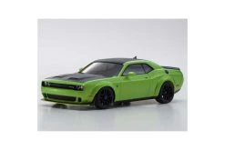 32621MG | Kyosho Mini-Z Dodge Challenger SRT Hellcat Redeye Destroyer AWD Electric RC Drift Car - Sublime Green