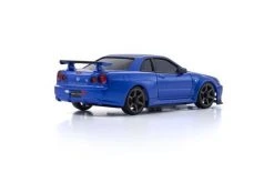 32629MB | Kyosho Mini-Z Nissan Skyline R34 GT-R V Spec II AWD Electric On Road RC Drift Car - Nur Blue -Kyosho Shop KYO 32629MB 3 1200x800 1
