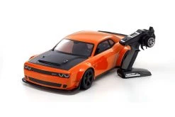 34107 | Kyosho 1/8 Inferno GT2 VE Dodge Challenger SRT Demon Go Mango 4WD Electric Brushless On Road RC Car -Kyosho Shop KYO 34107 01 1200x800 1