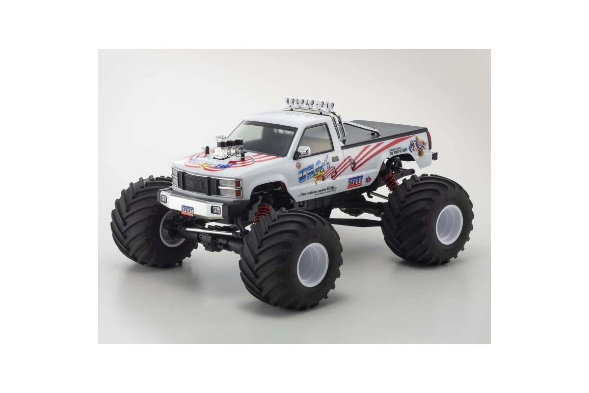 34257 | Kyosho 1/8 USA-1 VE 4WD Brushless Electric RTR RC Monster Truck 34257 | Kyosho 1/8 USA-1 VE 4WD Brushless Electric RTR RC Monster Truck -Kyosho Shop KYO 34257 00 1200x800 1