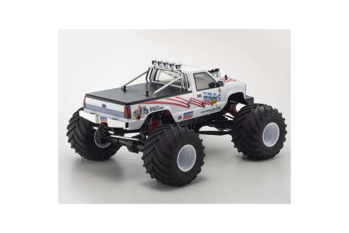 34257 | Kyosho 1/8 USA-1 VE 4WD Brushless Electric RTR RC Monster Truck 34257 | Kyosho 1/8 USA-1 VE 4WD Brushless Electric RTR RC Monster Truck -Kyosho Shop KYO 34257 01 1200x800 1