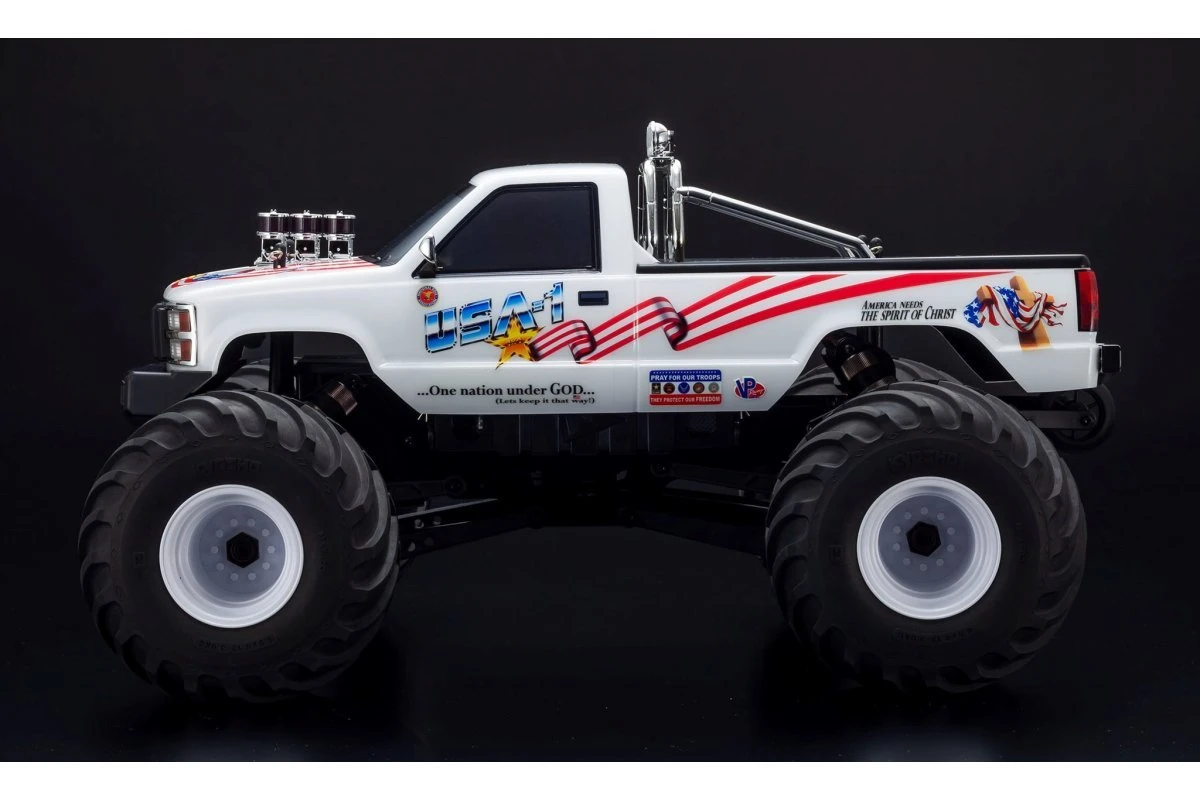 34257 | Kyosho 1/8 USA-1 VE 4WD Brushless Electric RTR RC Monster Truck 34257 | Kyosho 1/8 USA-1 VE 4WD Brushless Electric RTR RC Monster Truck -Kyosho Shop KYO 34257 04 1200x800 1