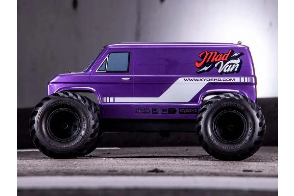 34412T2 | Kyosho 1/10 Fazer Mk2 Mad Van FZ02L-BT Series 4WD Electric RC Monster Truck - Purple 14 34412T2 | Kyosho 1/10 Fazer Mk2 Mad Van FZ02L-BT Series 4WD Electric RC Monster Truck - Purple - Image 12