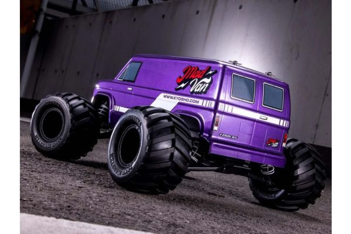 34412T2 | Kyosho 1/10 Fazer Mk2 Mad Van FZ02L-BT Series 4WD Electric RC Monster Truck - Purple 15 34412T2 | Kyosho 1/10 Fazer Mk2 Mad Van FZ02L-BT Series 4WD Electric RC Monster Truck - Purple - Image 13