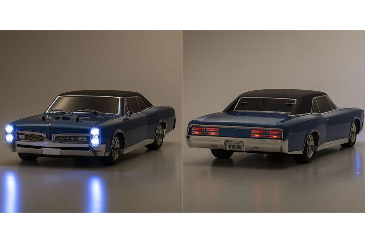 34431T2 | Kyosho 1/10 Fazer Mk2 1967 Pontiac GTO 4WD Electric On Road RC Car - Tyrol Blue 14 34431T2 | Kyosho 1/10 Fazer Mk2 1967 Pontiac GTO 4WD Electric On Road RC Car - Tyrol Blue - Image 13