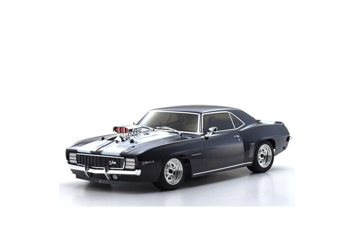 34493T1 | Kyosho 1/10 Fazer Mk2 1969 Chevrolet Camaro Z/28 RS Supercharged Brushless Electric On Road RC Car - Tuxedo Black 3 34493T1 | Kyosho 1/10 Fazer Mk2 1969 Chevrolet Camaro Z/28 RS Supercharged Brushless Electric On Road RC Car - Tuxedo Black