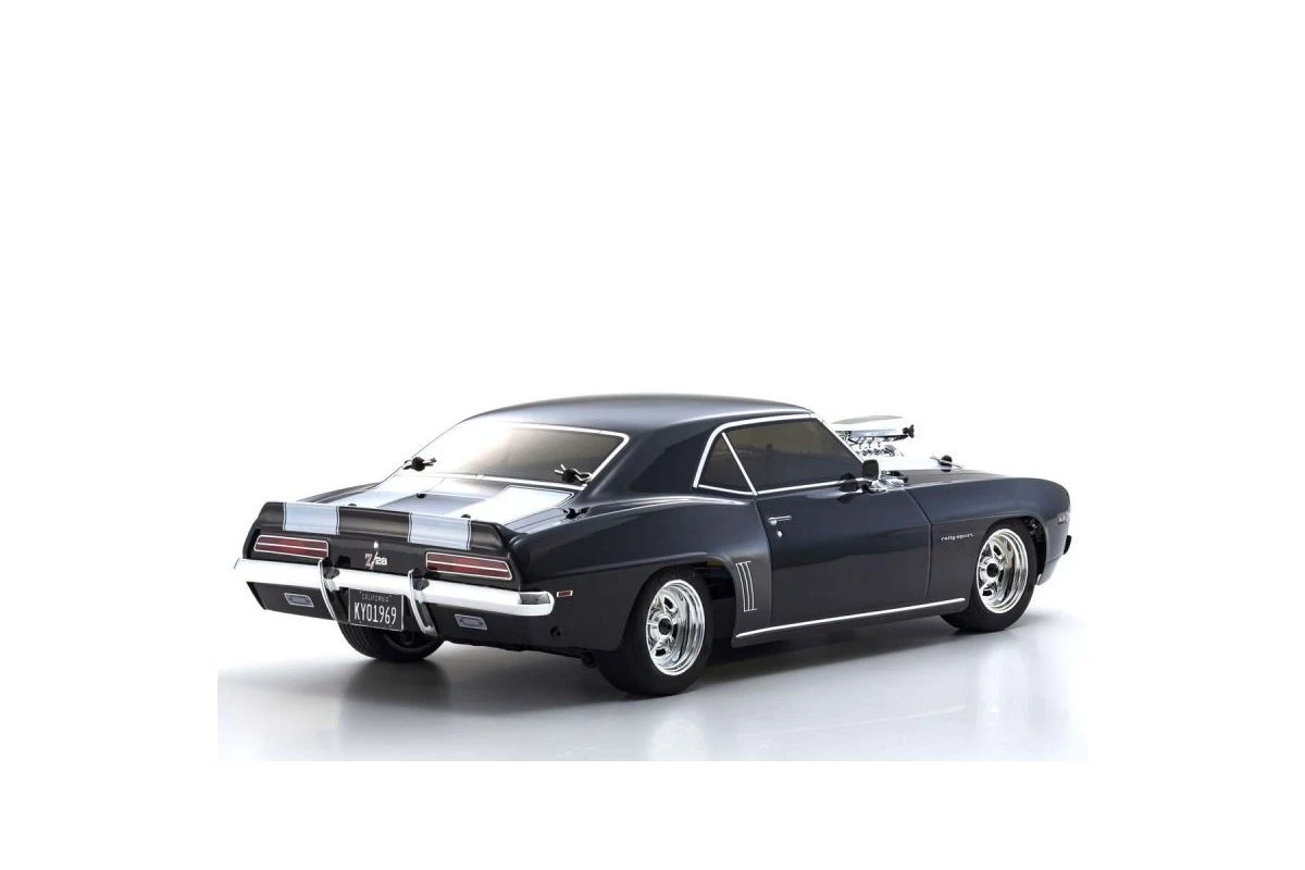 34493T1 | Kyosho 1/10 Fazer Mk2 1969 Chevrolet Camaro Z/28 RS Supercharged Brushless Electric On Road RC Car - Tuxedo Black 4 34493T1 | Kyosho 1/10 Fazer Mk2 1969 Chevrolet Camaro Z/28 RS Supercharged Brushless Electric On Road RC Car - Tuxedo Black - Image 2