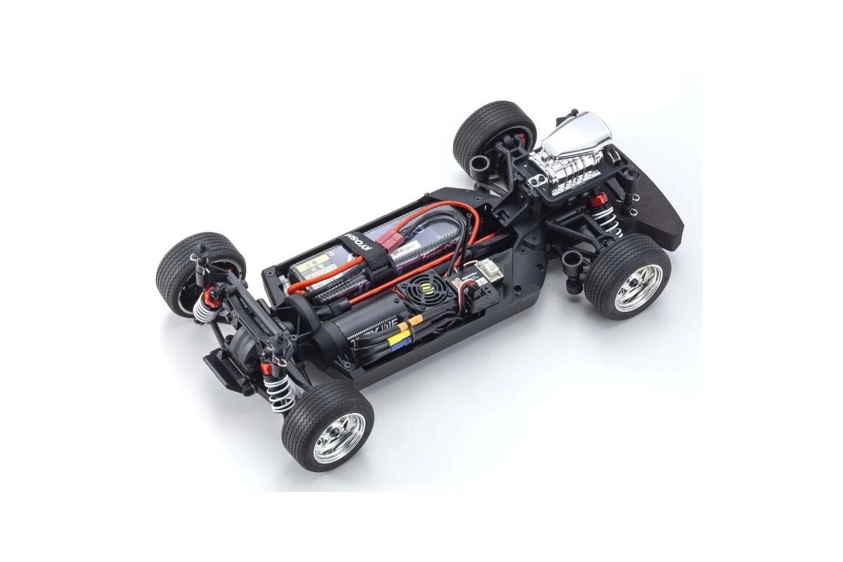 34493T1 | Kyosho 1/10 Fazer Mk2 1969 Chevrolet Camaro Z/28 RS Supercharged Brushless Electric On Road RC Car - Tuxedo Black 6 34493T1 | Kyosho 1/10 Fazer Mk2 1969 Chevrolet Camaro Z/28 RS Supercharged Brushless Electric On Road RC Car - Tuxedo Black - Image 4