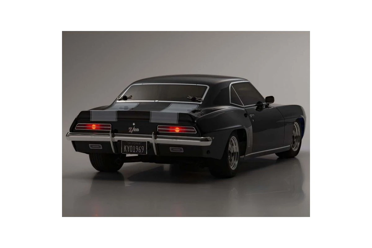 34493T1 | Kyosho 1/10 Fazer Mk2 1969 Chevrolet Camaro Z/28 RS Supercharged Brushless Electric On Road RC Car - Tuxedo Black 8 34493T1 | Kyosho 1/10 Fazer Mk2 1969 Chevrolet Camaro Z/28 RS Supercharged Brushless Electric On Road RC Car - Tuxedo Black - Image 6