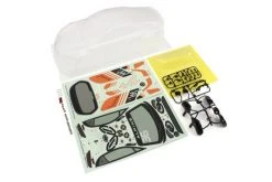 39216 | Kyosho 1/10 Alpine GT4 Clear Unpainted Body Shell W/ Decal Sheet & Hardware.