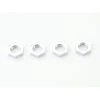 EF212 | Kyosho 12mm Aluminium Silver Wheel Nuts 4Pcs