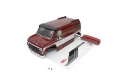 FAB503RD | Kyosho 1/10 Mad Van VE Red Painted Body Shell W/ Decal Sheet