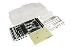 FAB703 | Kyosho 1/10 1970 Dodge Charger Clear Unpainted Body Shell W/ Decal Sheet & Hardware.