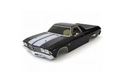 FAB705BK | Kyosho 1/10 Chevrolet El Camino SS 396 Black Painted Body Shell