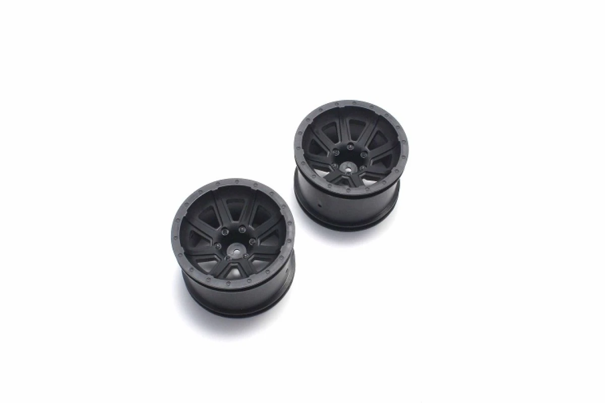 FAH301BK | Kyosho 2.7" Black 8 Spoke Rims 2Pcs 3 FAH301BK | Kyosho 2.7" Black 8 Spoke Rims 2Pcs
