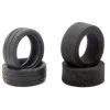 FAT701M | Kyosho Grooved Touring Car Tyres (Medium Compound) W/ Foam Inserts 2Pcs