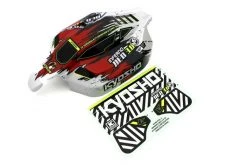 IFB116T2 | Kyosho 1/8 Inferno Neo 3.0 VE Red Painted Body Shell W/ Decal Sheet