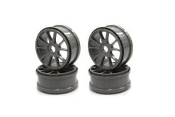 IFH002GMB | Kyosho Ten-Spoke Rims - Gunmetallic 4Pcs