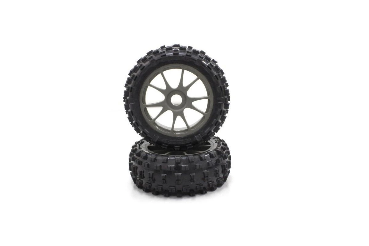 IFTH004GMKC | Kyosho 10-Spoke Wheel And Tyre - Gunmetal 2Pcs 3 IFTH004GMKC | Kyosho 10-Spoke Wheel And Tyre - Gunmetal 2Pcs