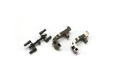 IFW436 | Kyosho Gunmetal Aluminium Front Hub Carrier Set.