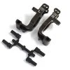IFW474 | Kyosho Gunmetal Aluminium Steering Hub Carrier (C-Hubs) Set