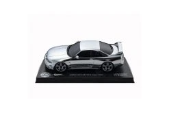 MZP438CS | Kyosho Mini-Z Nissan Skyline GT-R V.Spec (R33) Painted Body Set - Chrome Silver -Kyosho Shop KYO MZP438CS 07 1200x800 1