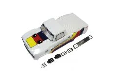 OLB001 | Kyosho 1/10 Outlaw Rampage T1 White Painted Body Shell W/ Decal Sheet