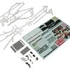 OTB247W | Kyosho Javelin White Body Roll Cage Set W/ Hardware & Decals