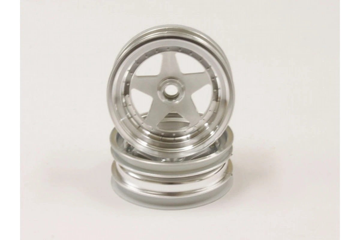 SCH005SC | Kyosho 2.2" 1/10 Scorpion Satin Chrome Front Rims 2Pcs 3 SCH005SC | Kyosho 2.2" 1/10 Scorpion Satin Chrome Front Rims 2Pcs