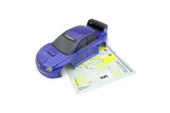 VZB017 | Kyosho 1/10 Subaru Impreza WRC 2006 Blue Painted Body Shell W/ Decal Sheet